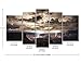 Grand Canyon Wall Art Painting Lightning Strikes in The Grand Canyon Dark Cloud Pictures Prints On Canvas Landscape The Picture Decor Oil for Home Modern Decoration Print for Kids Room