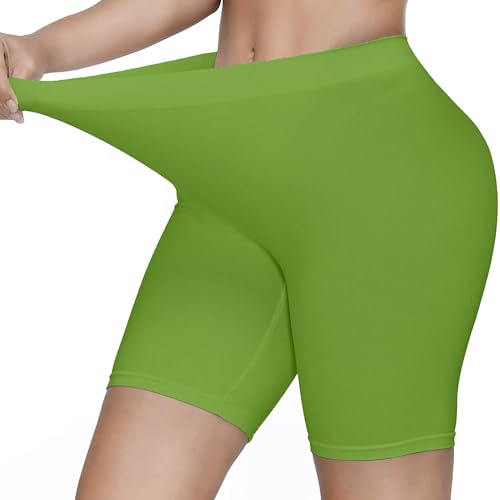 Image of KYDA Women's Anti Bacterial Cycling Shorts, Under Skirt Biker Shorts, High Waist Stretchable Yoga Shorts & Gym Workout Skin Fit Shorties