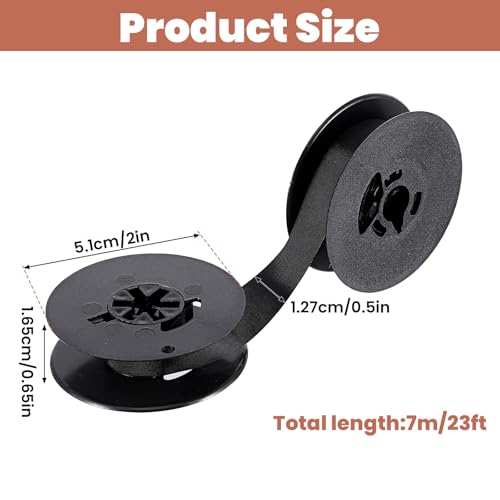 Cinta para máquina de escribir universal tipo par negro miniatura 2