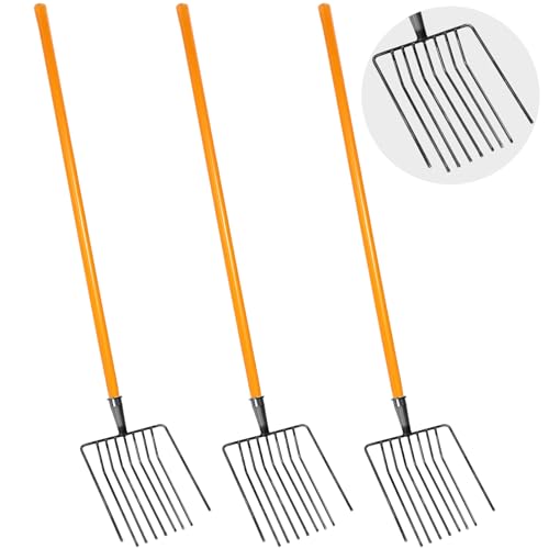 Lanties 3-Pack 9-Tine Pitch Fork