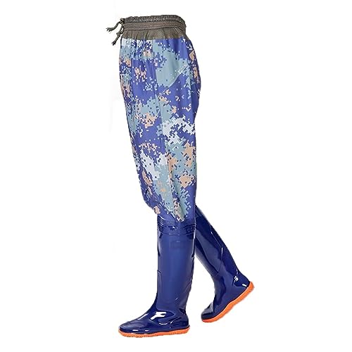 Hip Waders Men's And Women's Half Length Water Pants, Fishing Pants, Hip Wading Boots, Breathable Mesh Waist Jumpsuit3