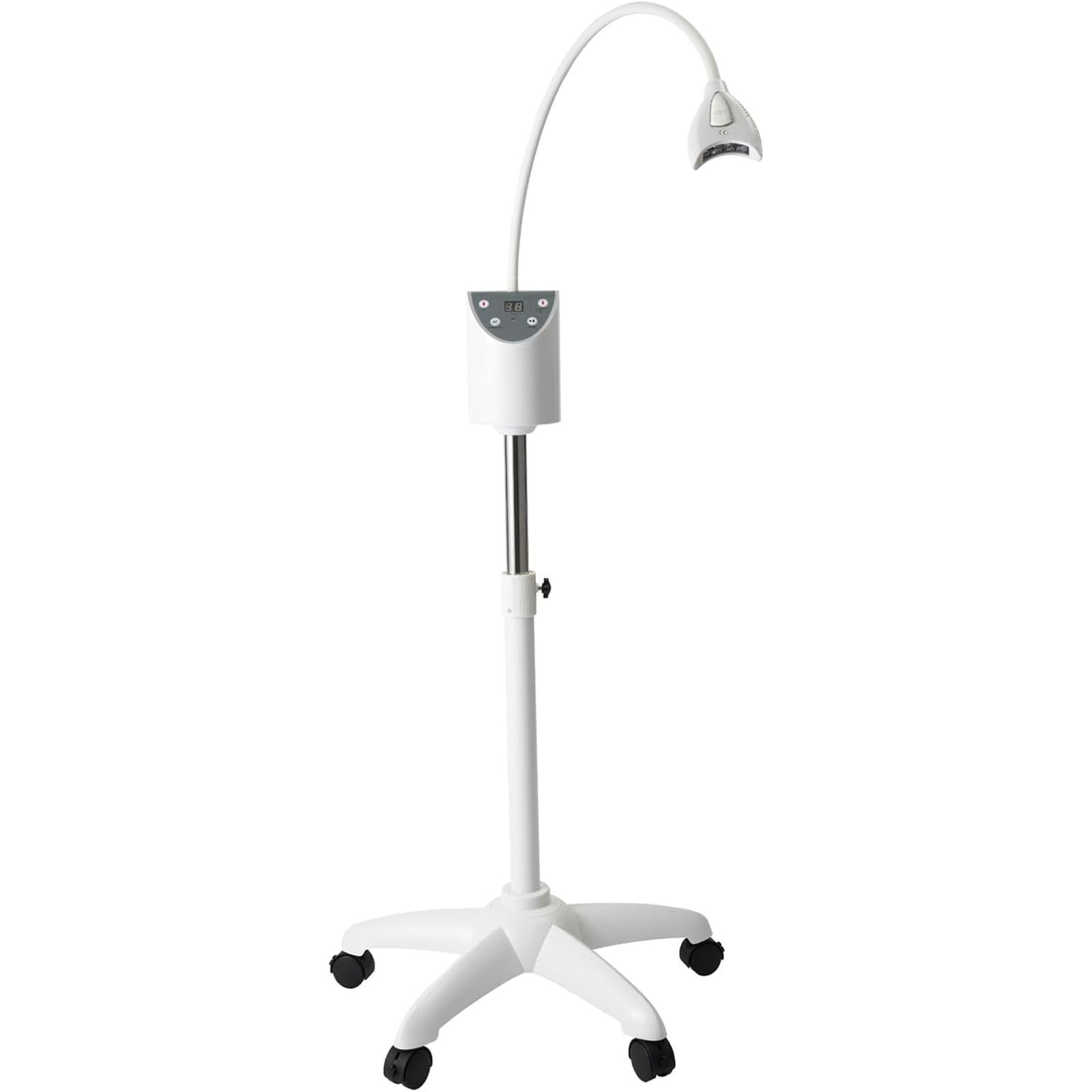 NGARY Máquina De Blanqueamiento Dental, Lámpara De Blanqueamiento Dental Móvil De 4 LED, Máquina Móvil Profesional De Sincronización Ajustable En El Hogar Profesional, para Clínicas, Hospitales