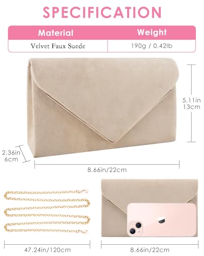 Image of TINDTOP Evening Clutch Purses for Women Handbags for Formal Wedding Party Cocktail Prom Crossbody Shoulder Envelope Bag | for Formal Wedding