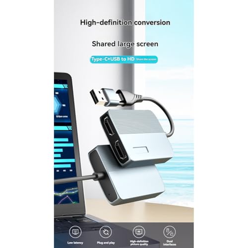 Adaptateur USB Type-C pour 2 moniteurs résout le manque d'affichage - 5