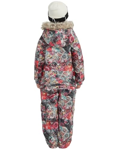 Image of Kids Girls Boys Waterproof Colorful One Piece Snowsuits Coveralls Ski Suits Jackets Winter Jumpsuits