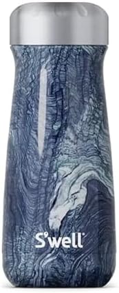 S'well Stainless Steel Traveler, 16oz, Azurite Marble, Triple Lay...