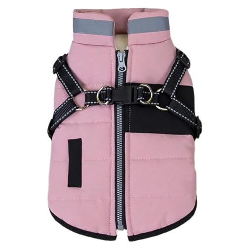 YUELER Chaleco peludo liso para perros grandes, ropa suave de color sólido, chaleco grueso, abrigo, pijama de invierno