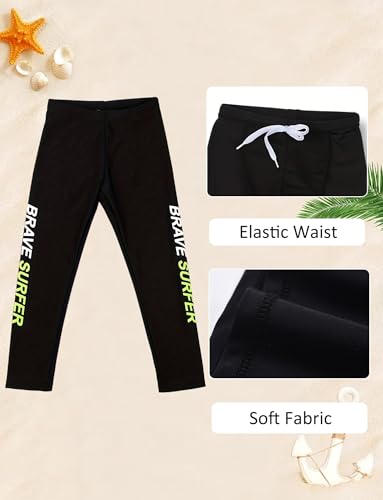 Happy Cherry Boys 3 Piece Rash Guard Swimsuits with Hat Long Sleeve Sunsuit Swimwear Bathing Suit4