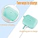 DGege Silicone Case Cover Compatible with Apple AirPods Pro, Protective Soft Case with Carabiner for Airpods Pro 2