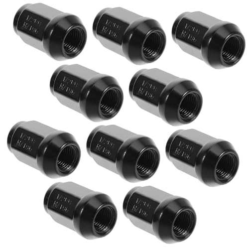 Healifty 10 Pièces Lot de Écrous De Roue à Extrémité Fermée Écrous Hexagonaux pour Voiturette De Golf Adaptateurs De Roue