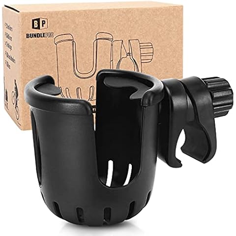 Universal Cup Holder Stroller Drink Holder for Bikes, Trolleys or Walkers, Fits Most Cups Cover