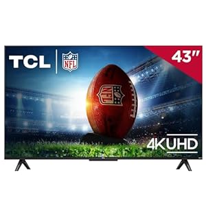 TCL 43S451 43″ Class 4 Series 4K UHD HDR LED Smart Roku TV Works with Siri, Alexa, and Hey Google (Renewed)