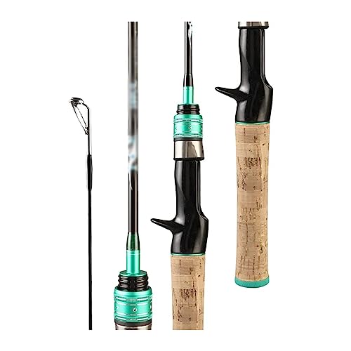 Canne truite 2-8g en carbone spinning et casting pour la pêche au leurre