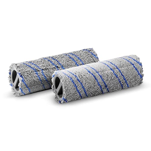 Jeu de rouleaux microfibre pour nettoyeur de sol en pack de 2 pièces