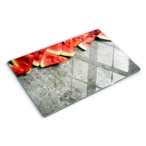 Planche à découper verre 80x52 protégeant les plaques induction des rayures - 2