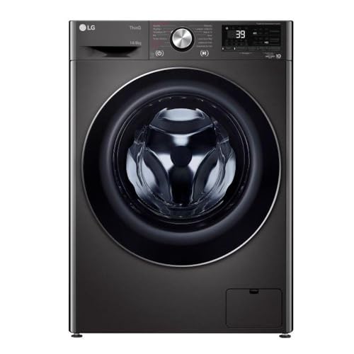 Lava e Seca Smart LG VC2 CV9014BC2 14Kg Aço Escovado Preto com Inteligência Artificial AIDD 127V