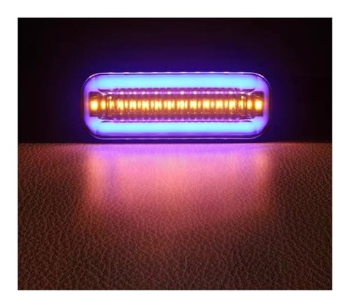 Feu arrière moto LED clignotant stop 12V universel scooter blanc rouge bleu jaune