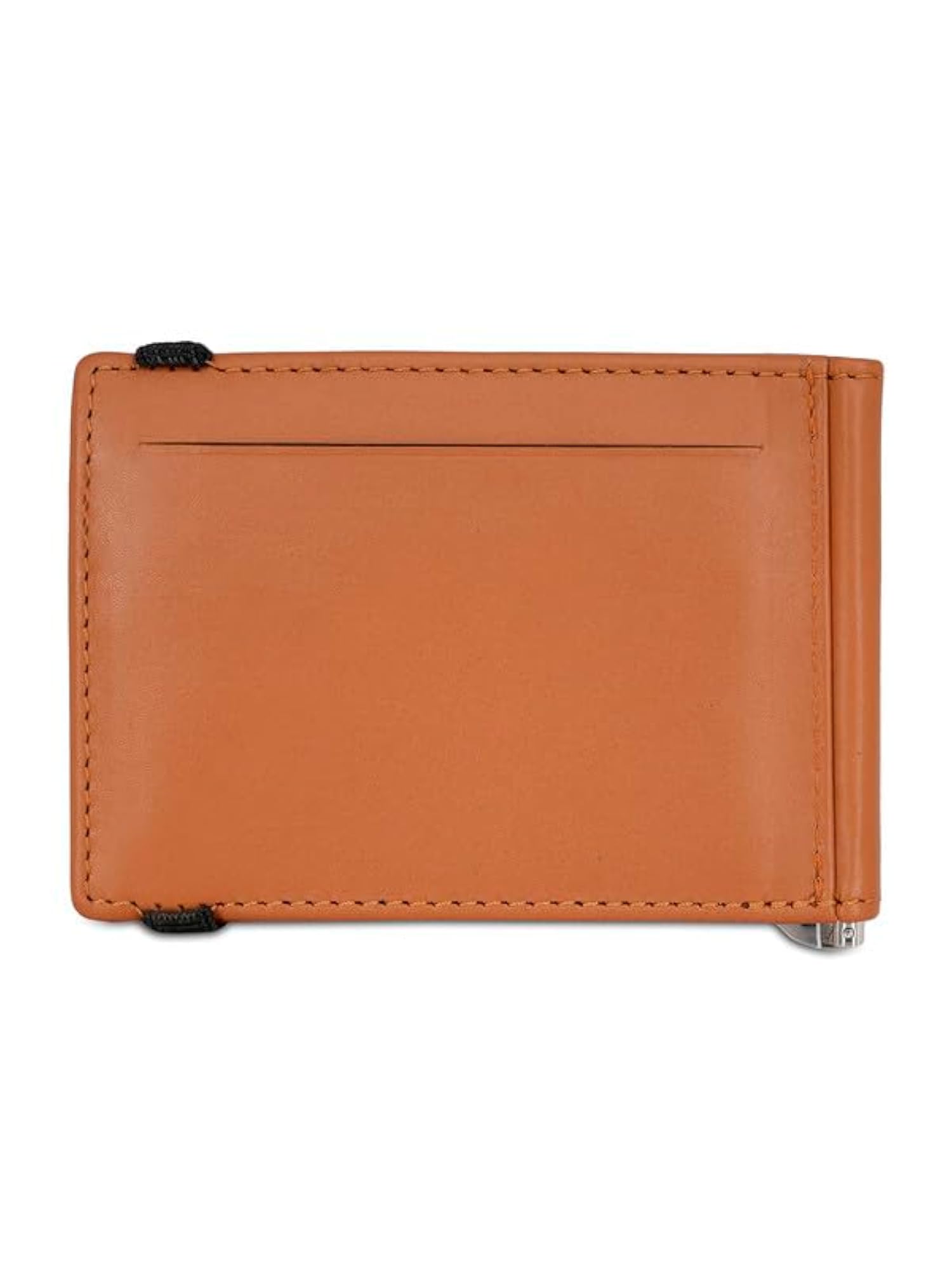 Emberto Men Money Clip, Tan, 6 Card Slots