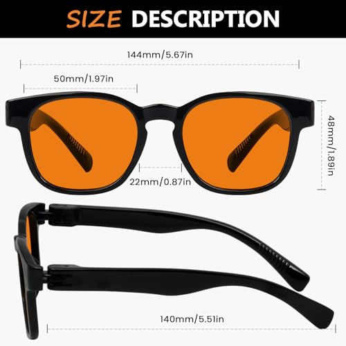Image of Eyekepper Blue Light Blocking Reading Glasses for Men Women Vintage Readers