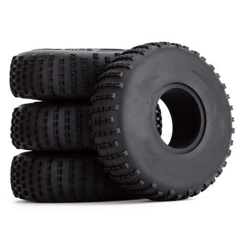 Neumáticos Coche RC Compatible con Axial para SCX10 para Wraith 90018 RR10 Bomber RBX10 para Ryft Piezas para Coche RC Crawler 4 Neumáticos Bully Comp De 2,2" (142 X 40 Mm)