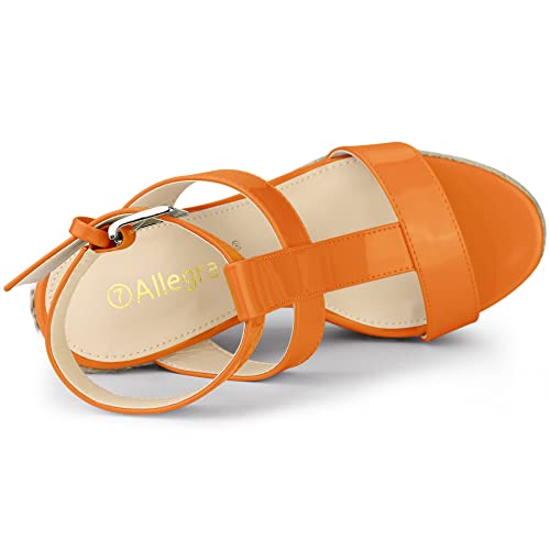 Allegra K Women's Espadrille Strappy Platform Wedges Sandals4