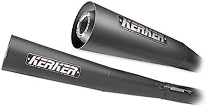 Kerker 127-61107 Meg Series Black Classic 4:1 Megaphone Exhaust System with Headpipe