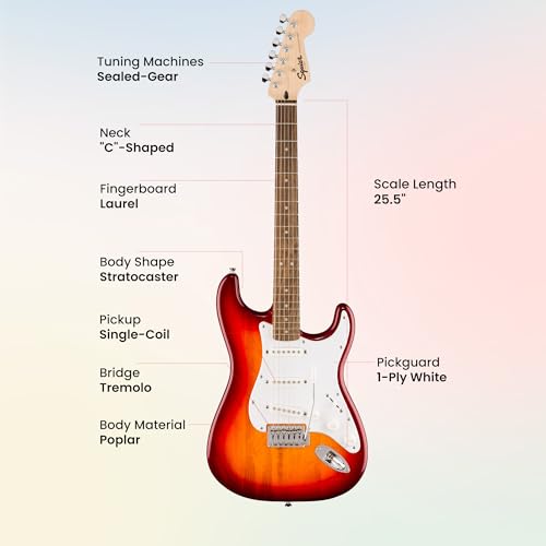 Image of Fender Squier Sonic Stratocaster - Sienna Sunburst Bundle with Tuner, Strap, Picks, and Austin Bazaar Instructional DVD