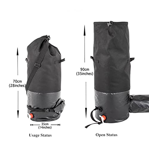 Bolsas de basura reutilizables Nano Compost con tejido resistente de 19 galones para jardín 3