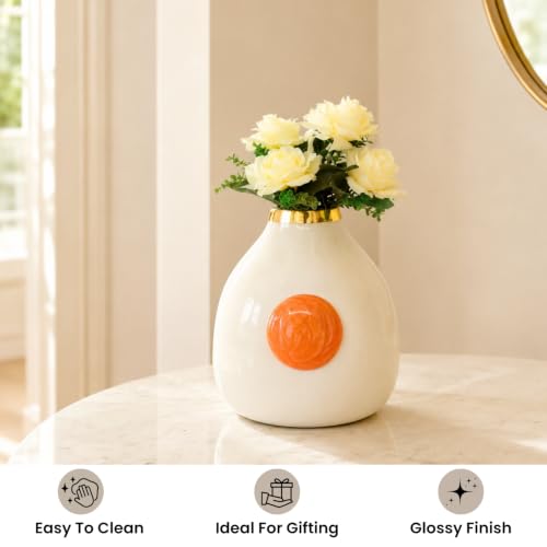Image of Urban Born Vases For Living Room Corner |Big Vases For Elegant Home Decoration |Home Decor Flower Vase Iron |Fresh or artificial Metal Flower Vase Stand For Dining Table, Bedroom, Office, Wedding Gift
