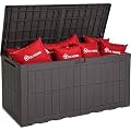 YITAHOME 134 Gallon Large Outdoor Storage Box with Lock