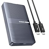 Inateck 40Gbps M.2 NVMe SSD Aluminum Enclosure, USB4.0/Thunderbolt 3/4 External Hard Drive Enclosure, No Tools Required Installation, Supports 2280 SSDs, M-Key, FE2029