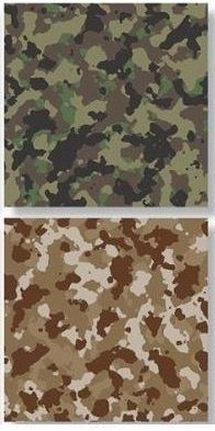 Papier scrapbooking Hunters Camo à motif camouflage réaliste de haute précision