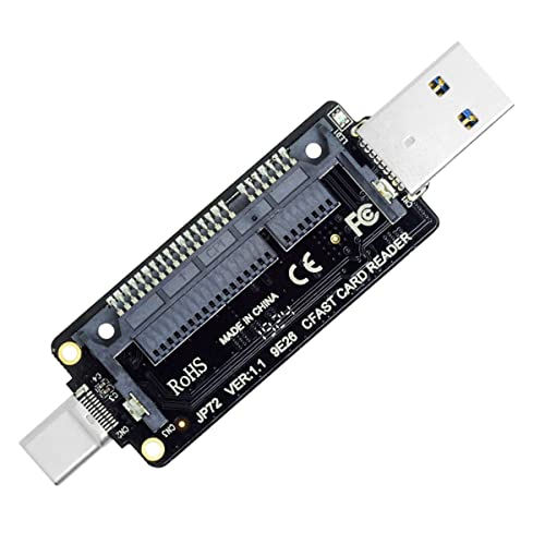 Cablecc Type-C USB-C USB3.0 to CFast 2.0 Card Adapter PCBA CFast Card Reader for Desktop Laptop