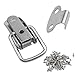 Antrader Lock Clasp Buckle Latch for Wooden Case Toolboxes with Screws Pack of 12