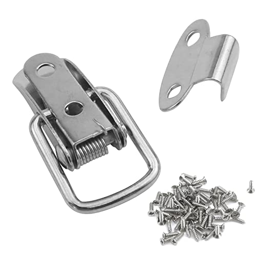 Antrader Lock Clasp Buckle Latch for Wooden Case Toolboxes with Screws Pack of 12