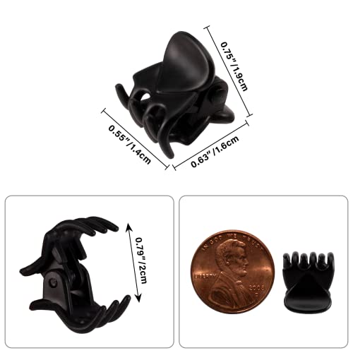 Dimuge 1/2 Inch Durable Mini Small Hair Claw Clips 45Pcs Great For Women & Girls Design Hairstyles, Grip Stronger Jaw Tiny Hair Clips For Hold Hair Back, Bangs, Others Styling. #TOP2