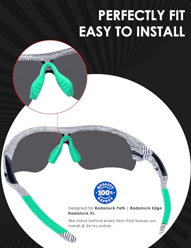 Image of BLAZERBUCK Replacement Sock Kits Earsocks & Nosepieces for Oakley RadarLock Series Sunglass