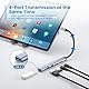 Ewent 3.0 Hub, USB-C zu 5-in-1 Multi-Port Dock, 5-Port Adapter 1x PD100W, 1x USB-C, 3X USB-A, Docking Station Kompatibel mit Laptop, Desktop PC, MacBook Pro/Air, iPad, iPhone, Samsung