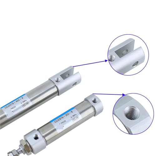 Cilindro neumático compacto CDJ2B para optimizar maquinaria industrial pequeña con precisión 3