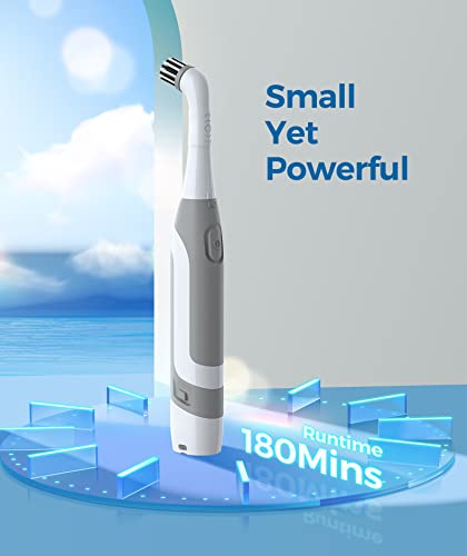 kHelfer-Electric-Cleaning-Brush-KH6A-Electric-Grout-Brush-IPX7-Waterproof-11-Small-Cordless-Power-Scrubber-with-5-Replacement-Brushes-for-Grout-Tile-Crevice-Corners-Bathtub-Kitchen-Bathroom