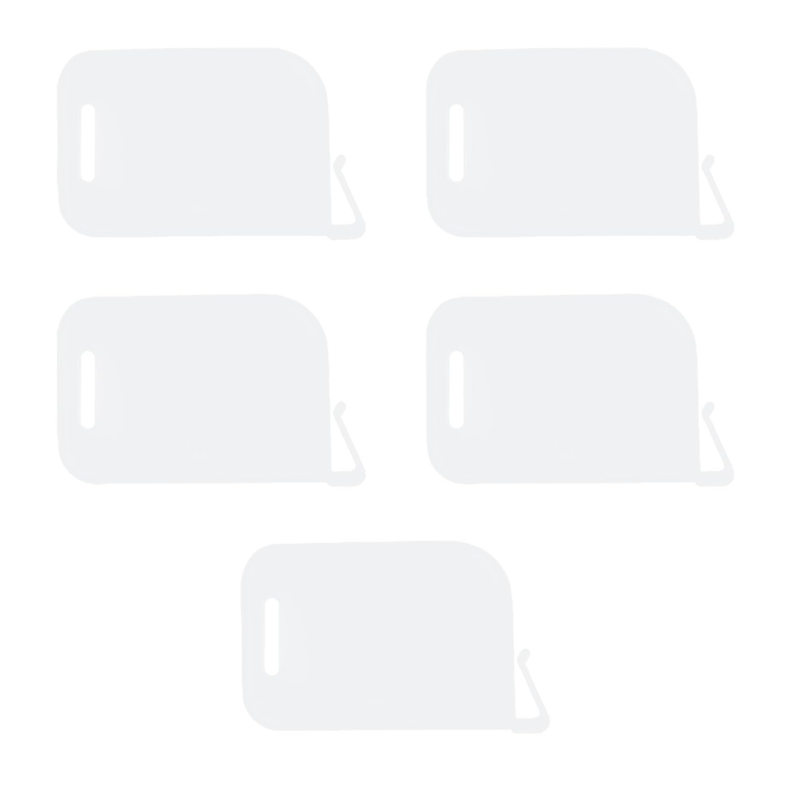 PLCPDM 5Pcs Card Box Baffle Clip, Storage Partition Board Divider Spacer, Portable Clips Clapboard Spacer Baffle Clips