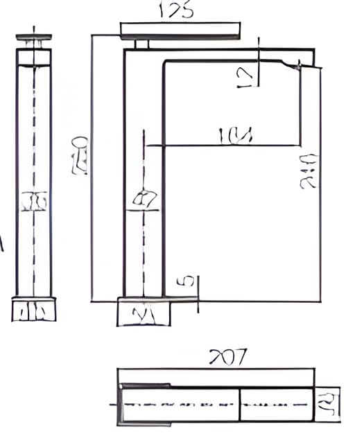 Grifo Monomando IMEX Alto para Lavabo sobre Encimera – Diseño Cuadrado Moderno 28 cm | Cartucho Cerámico 25 mm, Caño Recto Tipo Cascada, Acabado Cromado Brillante