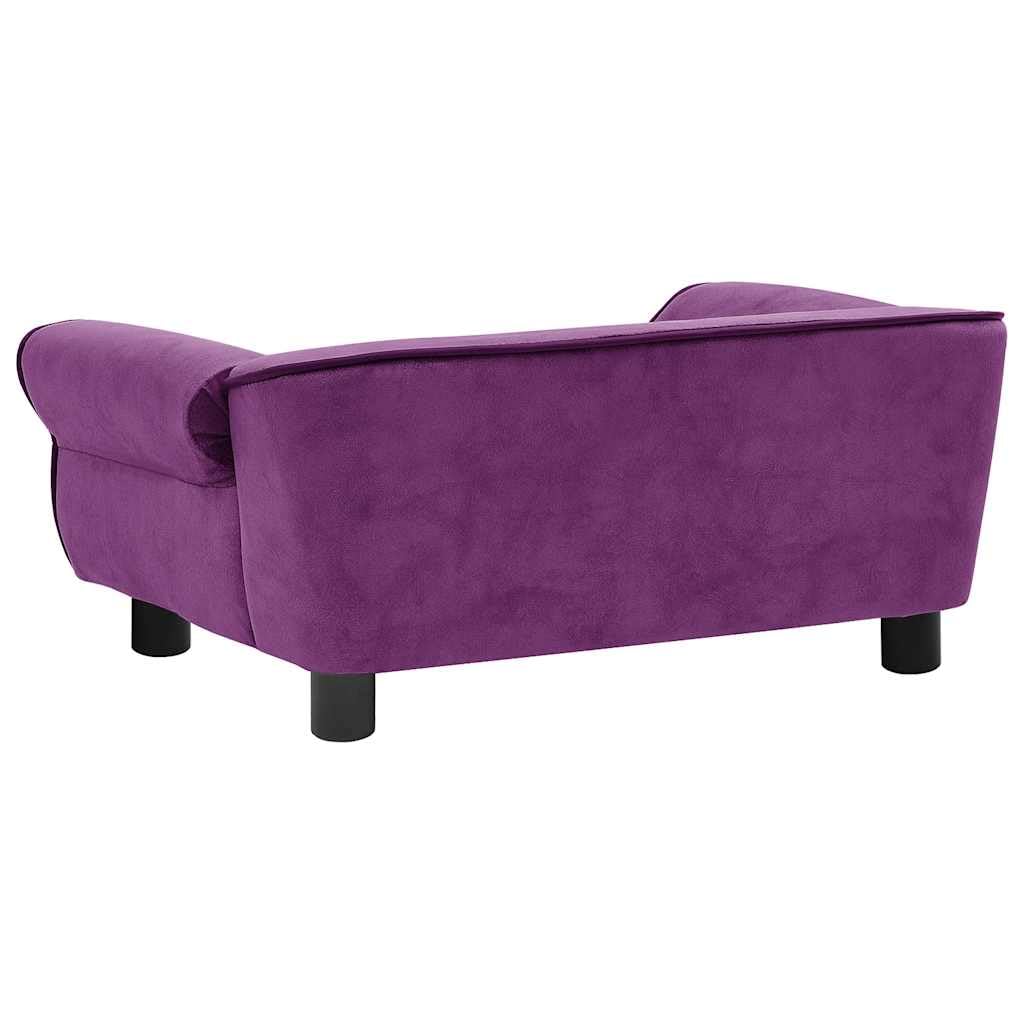 vidaXL Hundesofa Burgunderrot 72x45x30cm Plüsch Hundebett Hundecouch Katzen