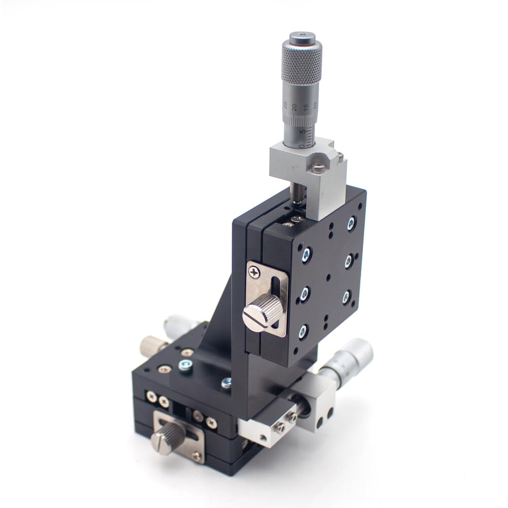 Piattaforma di microposizionamento ad Alta precisione LDV50-LM-C2, con Sollevamento Verticale, per Un Controllo preciso del Movimento in Applicazioni di Laboratorio e industriali.