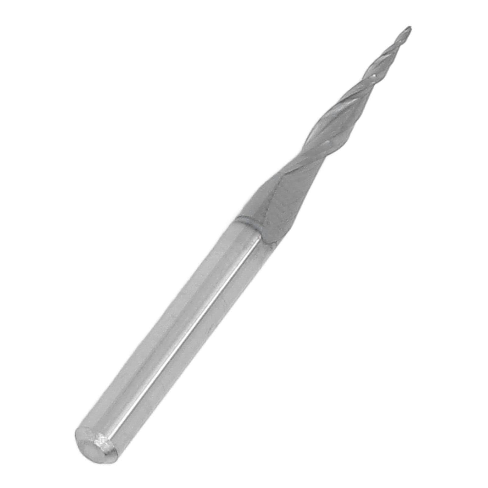 EVTSCAN CNC Ball Nose Cutter, Tapered End Mill, Tungsten Steel, Accuracy Finishing, Sturdy and Heat Resistant, for Aluminum, Wood, MDF, Professional Use