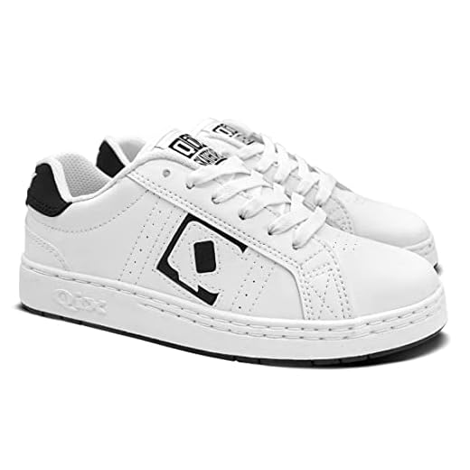 Qix, Tênis Qix Combat Retrô Branco Preto Cor:Branco;Tamanho:37
