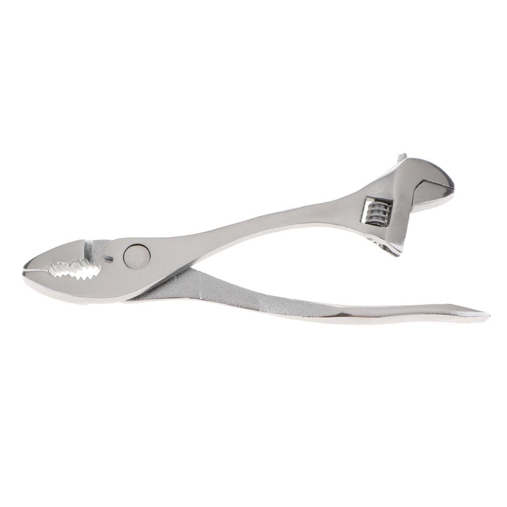 4 In 1 Multifunction Slip Joint Plier Wrench Slotted...