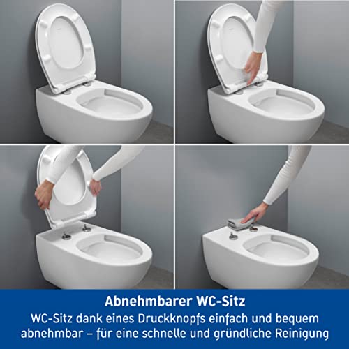 WC-Sitz mit Absenkautomatik von Duravit – Universeller Toilettendeckel