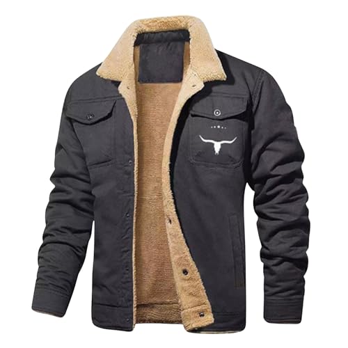 Genérico Chaqueta Hombre Invierno Tallas Grandes Acolchada Nieve Elegante Chaqueta Hombre Ski Chaquetones Bomber con Capucha Militar Sudadera Running Otoño Rebajas 2#Gris Oscuro XL
