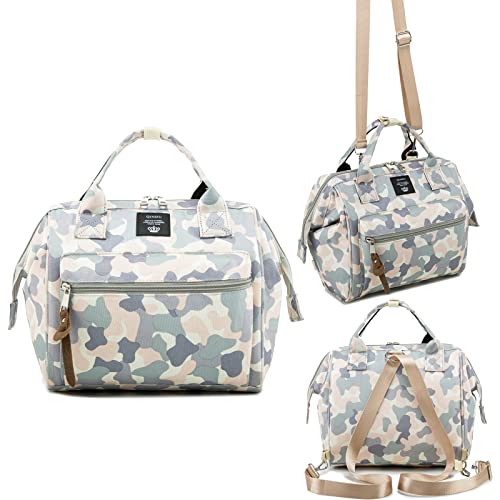 Image of Beaulyn Small Diaper Bag Backpack, Mini Diaper Bag & Crossbody Diaper Tote Bag with Insulated Pocket